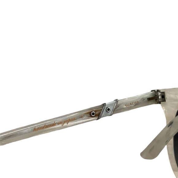 LEISURE SOCIETY $615 Paradis Sunglasses in Glacier /12 K Green Gradient Lense main image 7